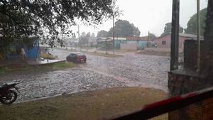 Aguacero trae alivio a pobladores en Tupá Rendá, en Abai - Nacionales - ABC Color