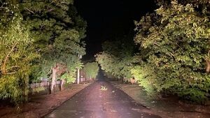 En Villa Florida, bomberos y pobladores celebran llegada de la lluvia