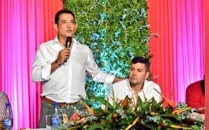 Martín Arévalo lanzó su campaña para la reelección en el Senado