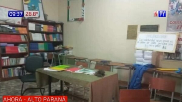 Roba equipos informáticos de un colegio Alto Paraná | Noticias Paraguay