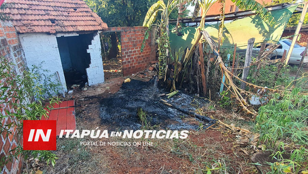 INVESTIGAN A UNA CUÑADA POR INCENDIO INTENCIONAL DE UNA VIVIENDA - Itapúa Noticias
