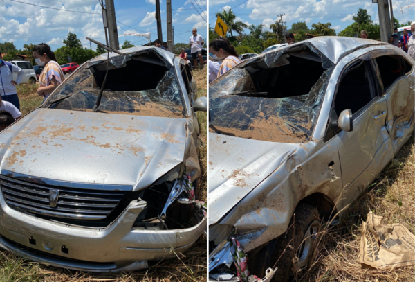 Madre e hijo esperaban el bus y fueron atropellados por un auto en Limpio - Megacadena — Últimas Noticias de Paraguay