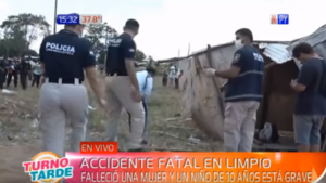 Limpio: Madre fallece e hijo es herido tras ser atropellados por conductor