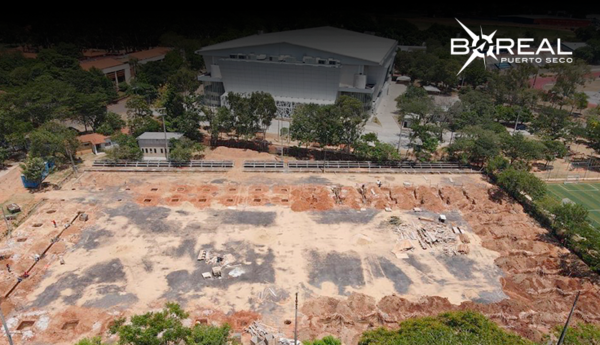 Avanzan obras de construcción del Pabellón de Gimnasia en la SND