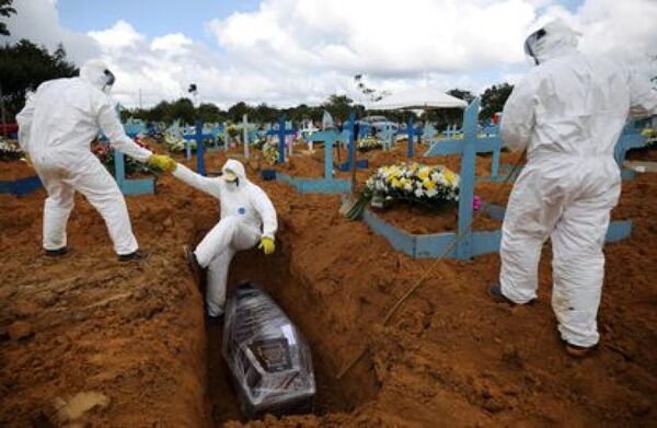 Covid: Brasil registra 168 mil casos en 24 horas