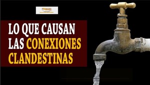 Rebosa problema de conexiones clandestinas