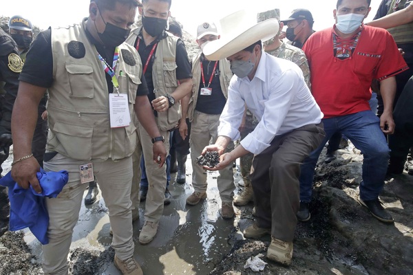 El presidente de Perú anuncia acciones urgentes contra el "ecocidio" por el derrame - MarketData