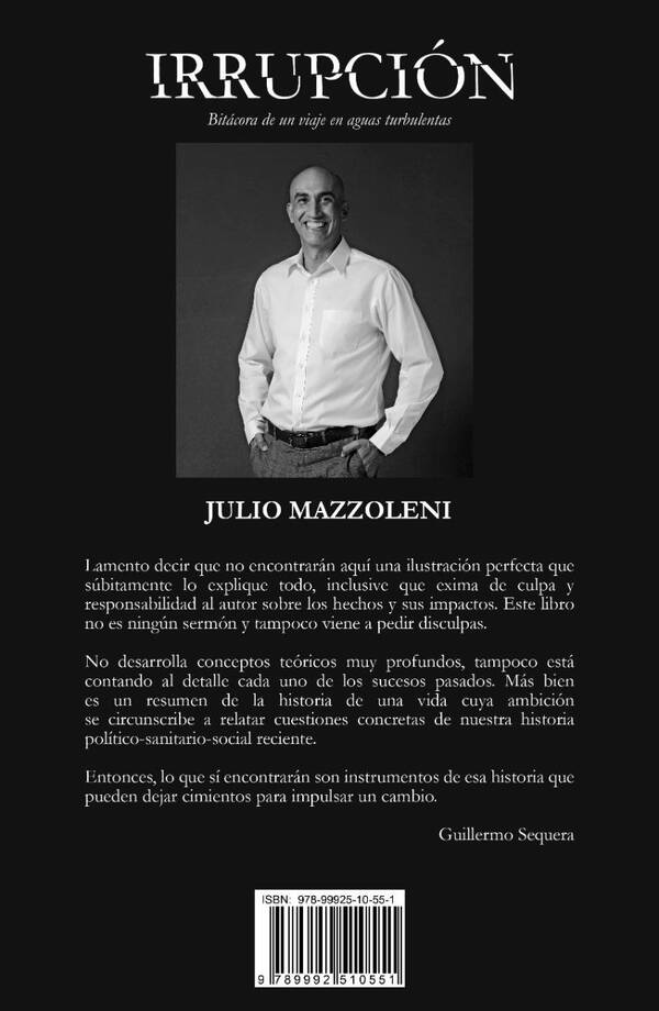 Crónica / Reapareció el "Pelado" con un libro: Mazzoleni hizo una "Irrupción" para ser oído