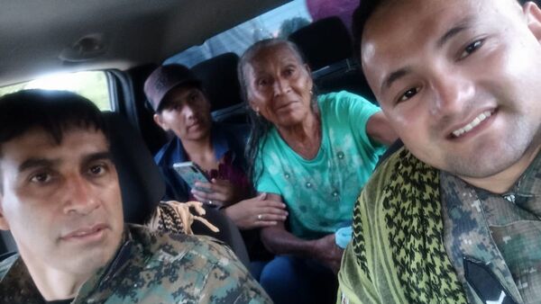 Abuelita estuvo perdida en el monte casi 2 días