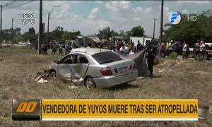 Vendedora de yuyos murió tras ser atropellada en Limpio | Telefuturo