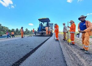 Avanza rehabilitación de la ruta PY05, tramo Pozo Colorado-Concepción