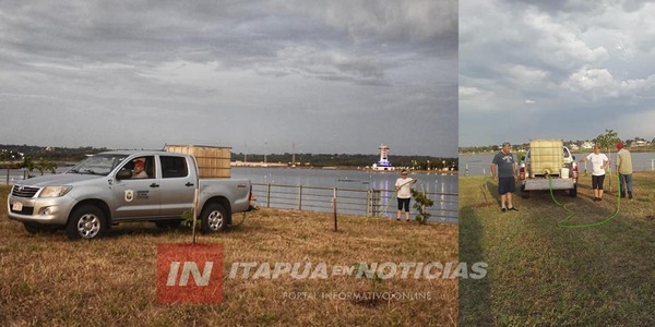GOBERNACIÓN COLABORA CON LUCHA DE LA CIUDADANÍA PARA ATENUAR LOS EFECTOS DE LA INTENSA SEQUÍA - Itapúa Noticias