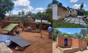 Temporal deja más de 100 casas destechadas en Paraguarí – Prensa 5