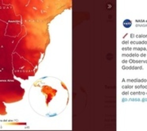 NASA se hace eco de ola de calor en Sudamérica - Paraguay.com