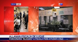 Allanan Palacio de Justicia de Luque tras denuncia de bloqueo en caso de RGD
