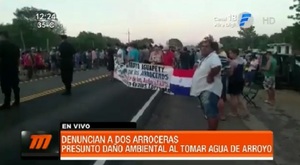 Pobladores de Oviedo cierran ruta como reclamo contra arroceras
