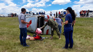 Cuatro muertos en accidente de tránsito en Santaní - Noticiero Paraguay