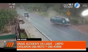Grave accidente de tránsito entre Luque y Limpio | Telefuturo