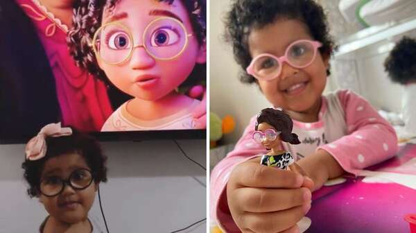 Una nena se hizo famosa por su gran parecido a Mirabel, la protagonista de la peli de Disney ‘Encanto’