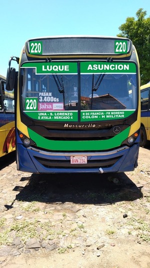 Línea 220 brindará cobertura desde el lunes en Luque, San Lorenzo y Asunción | OnLivePy