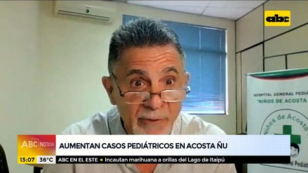 Aumentan casos pediátricos y ya hay carpas frente al hospital Acosta Ñu - ABC Noticias - ABC Color
