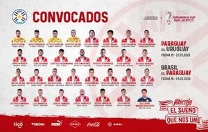 Paraguay completa su lista con sorpresas