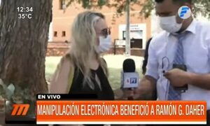 Manipulación electrónica benefició a Ramón González Daher | Telefuturo