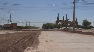 Avanza construcción de pavimentación para calles en tres distritos de Boquerón