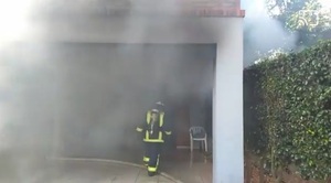 Incendio en la casa del Senador Blas Llano - Noticiero Paraguay