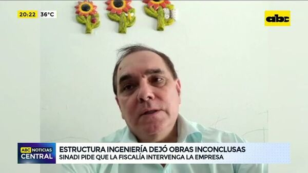 Estructura Ingeniería dejó obras inconclusas - ABC Noticias - ABC Color
