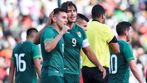 Bolivia golea en el partido amistoso con Trinidad y Tobago