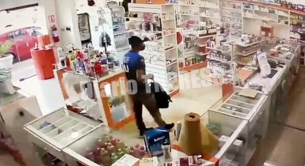 Dúo de delincuentes asalta farmacia en barrio San José – Diario TNPRESS