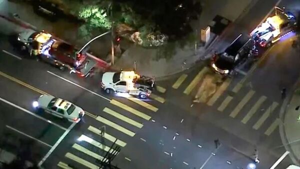 Arnold Schwarzenegger protagonizó un accidente de varios vehículos en Los Ángeles