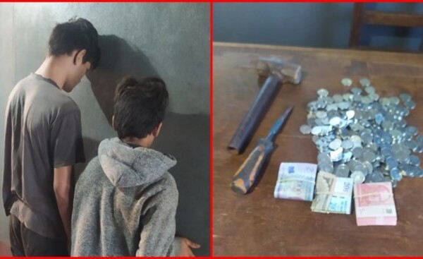 Dos menores de 13 años son aprehendidos al hurtar en una bodega