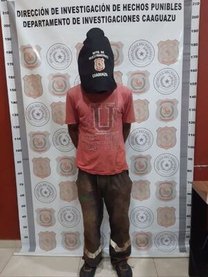 Cae presunto involucrado en asesinato de un poblador en Coronel Oviedo