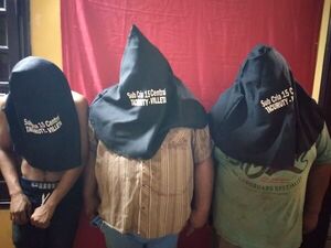 Detienen a tres ladrones de takuare’e en Villeta - Nacionales - ABC Color