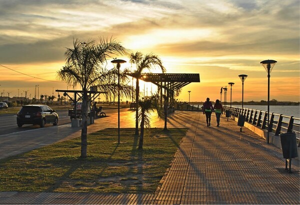 Queda nuevamente habilitada la costanera de Asunción