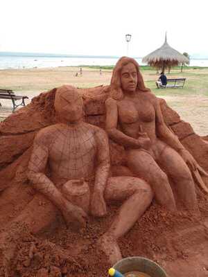 Esculturas de arena: Un arte con mucha imaginación - El Independiente