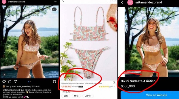 ¿'Influencer' estafadora?: Prendas "exclusivas" de Srita. Méndez en tienda de bajo costo