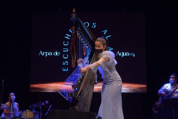 El arpa de agua de la Orquesta H2O dice presente en la Expo Dubái 2020 - Te Cuento Paraguay