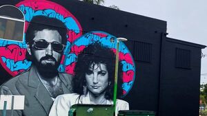 Inauguran mural de Gloria Estefan y su esposo en la Pequeña Habana de Miami