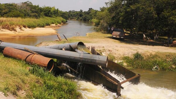 Desde diciembre estaba prohibido el bombeo del Río Tebicuary por la sequía - Noticiero Paraguay