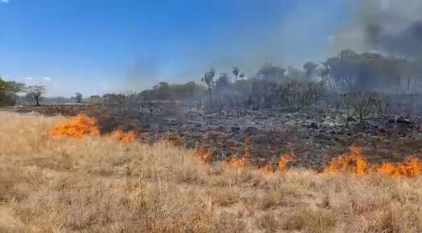 Gran incendio en Eusebio Ayala avanza hasta Piribebuy - Nacionales - ABC Color