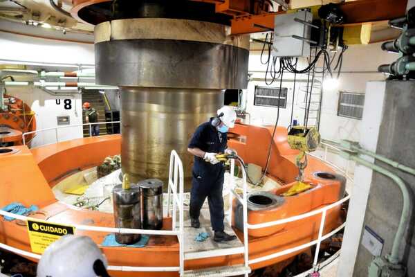 ITAIPU: Concluyen trabajos de mantenimiento de la unidad generadora N°08 - La Clave