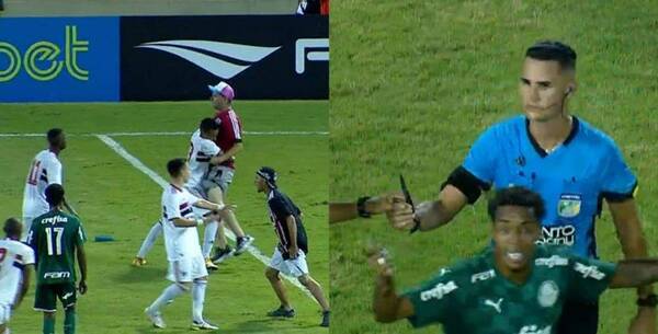 Crónica / Escándalo en Brasil: Un hincha intentó apuñalar a un jugador en plena cancha