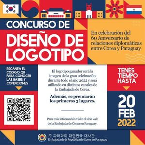 Corea lanza concurso de logotipo por su 60 aniversario de relaciones diplomáticas con Paraguay - .::Agencia IP::.