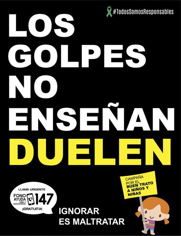 Campaña “Crianza positiva” repudia la violencia y maltrato hacia los niños, niñas y adolescentes - Nacionales - ABC Color