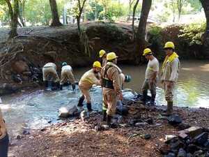 Essap realiza trabajos en arroyo Amambay de CDE - La Clave