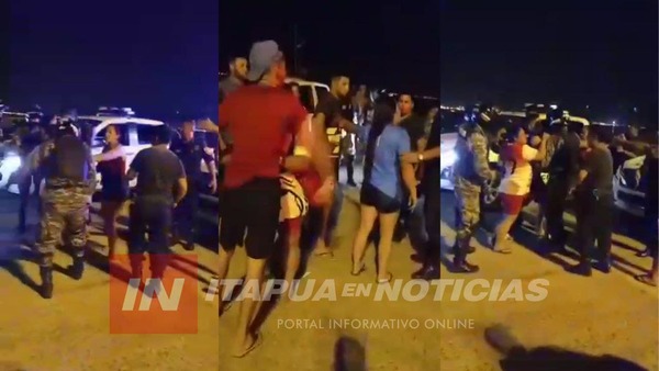 VIOLENTO INCIDENTE EN ESTACIONAMIENTO DE PLAYA PACÚ CUÁ. - Itapúa Noticias