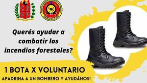 "Nuestras botas están inservibles por incendios forestales"